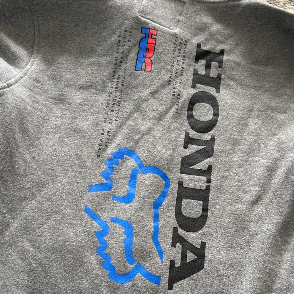 Fox Racing Gray Zip-Up Jacket - Picture 6 of 6